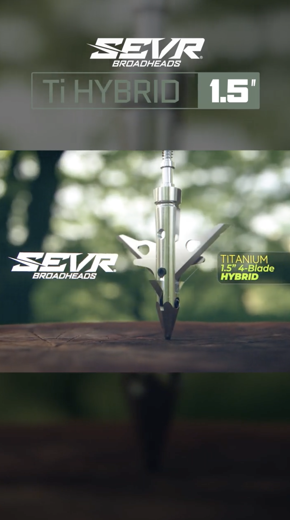 Sevr Ti Hybrid 1.5 Broadhead